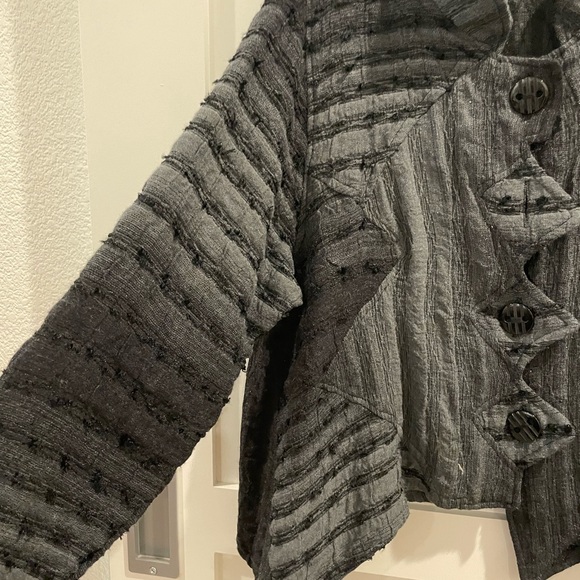 Prisa European Collection Textured jacket one size black - Picture 4 of 4